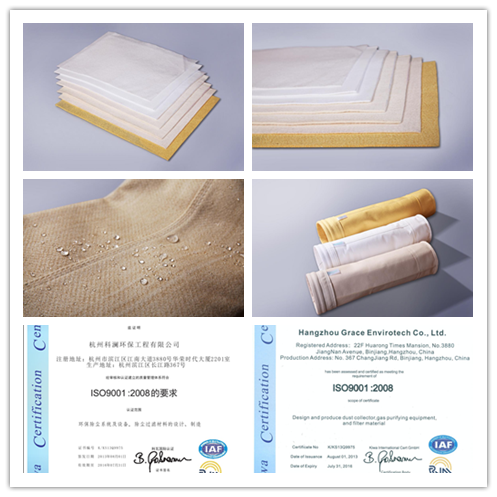Polyester needle felt filter Polyester filter bags fabrics filters