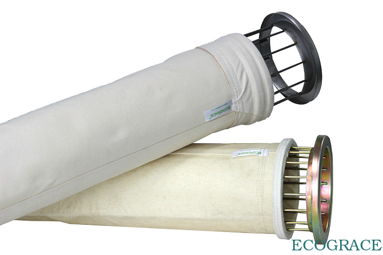 Asphalt Plant Filter Bag Nomex Aramid Bag Filter  130 X 3000 mm High Temperature Resistant